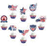 Custom Paper Toothpick Flags - 1" X 1.5"