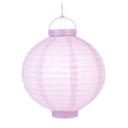 8-Inch Led Solid Color Paper Lantern