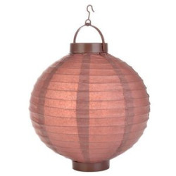 8-Inch Led Solid Color Paper Lantern