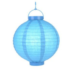 8-Inch Led Solid Color Paper Lantern