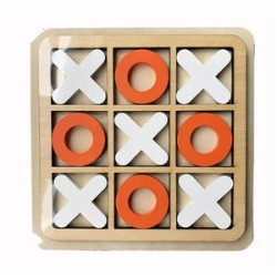 Wooden Tic Tac Toe Game Table Toy