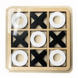 Wooden Tic Tac Toe Game Table Toy