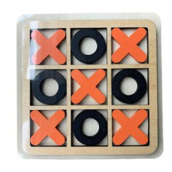 Wooden Tic Tac Toe Game Table Toy
