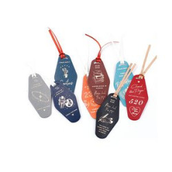 Vintage PU Hotel Motel Key Tag