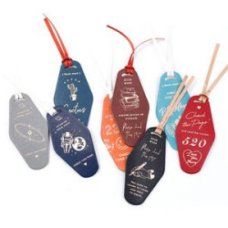 Vintage PU Hotel Motel Key Tag