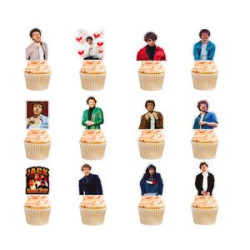 Theme Party Cupcake Toppers - Birthday Decoration Supplies