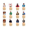 Theme Party Cupcake Toppers - Birthday Decoration Supplies