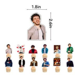 Theme Party Cupcake Toppers - Birthday Decoration Supplies