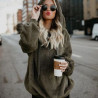 Women'S Oversized Fuzzy Pullover Hoodies