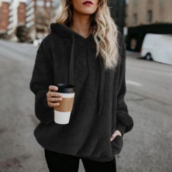 Women'S Oversized Fuzzy Pullover Hoodies