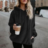 Women'S Oversized Fuzzy Pullover Hoodies