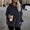 Women'S Oversized Fuzzy Pullover Hoodies