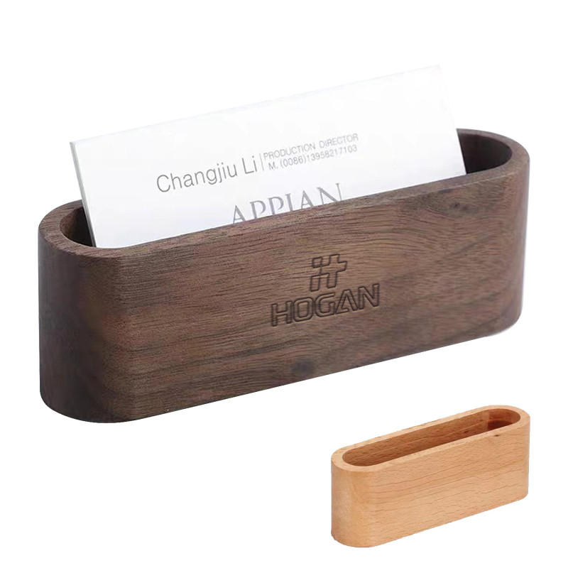 Wood Business Card Holder
