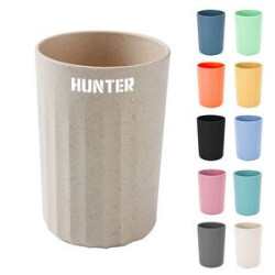 10oz Striped Simple Household Toothbrush Cup