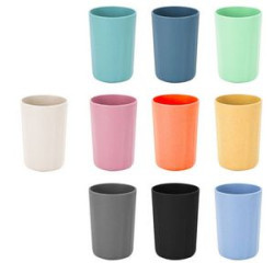 10oz Striped Simple Household Toothbrush Cup