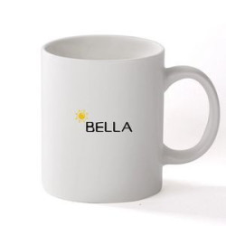 12 Oz White Porcelain Coffee Mugs With Handles