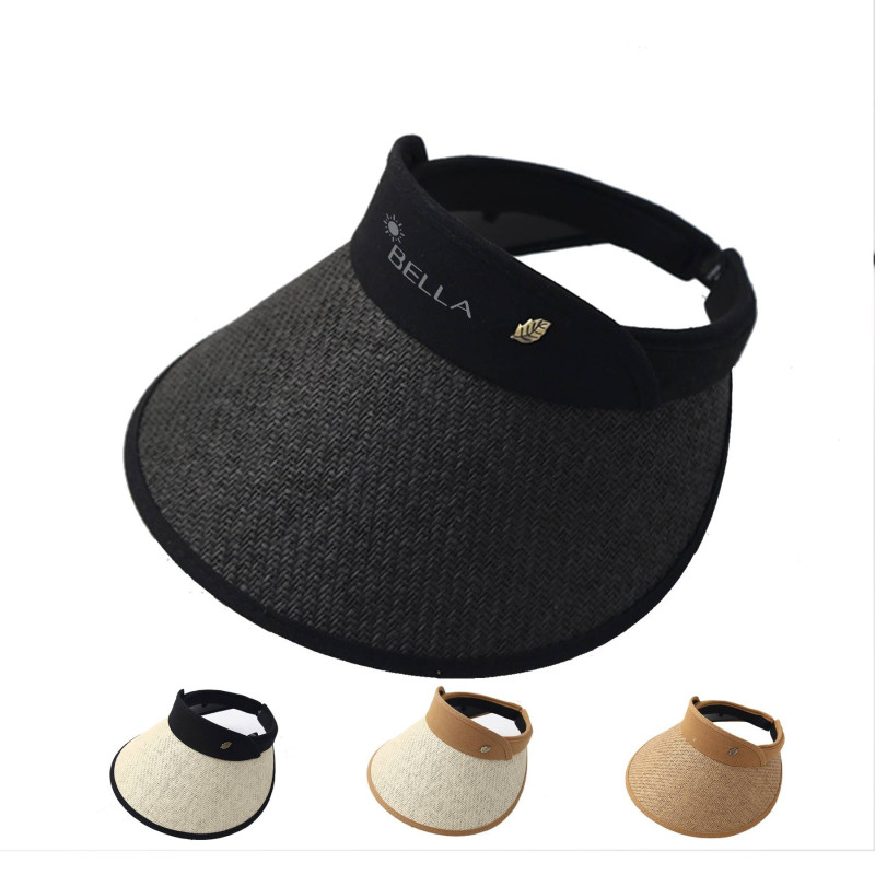 Jute Large brim shade straw hat