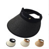 Jute Large brim shade straw hat