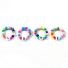 Plastic Stylish stretch beaded rings