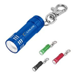 Mini Aluminum LED Flashlight Key Chain