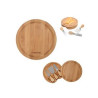 3 Pcs Bamboo Cheese Server Kit