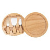 3 Pcs Bamboo Cheese Server Kit