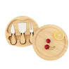 3 Pcs Bamboo Cheese Server Kit