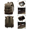 Unisex Canvas Casual Rucksack