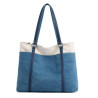 Women Splice Canvas Tote Bag