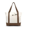 Cotton Canvas Shopping Tote Bag