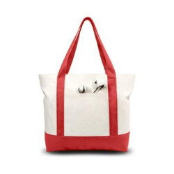 Cotton Canvas Shopping Tote Bag