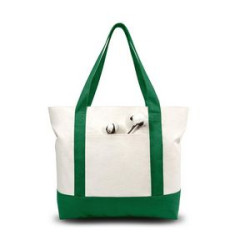 Cotton Canvas Shopping Tote Bag