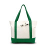 Cotton Canvas Shopping Tote Bag