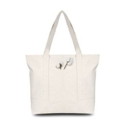 Cotton Canvas Shopping Tote Bag