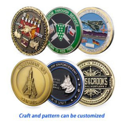 Custom Challenge Coin Double Sided Struck Brass
