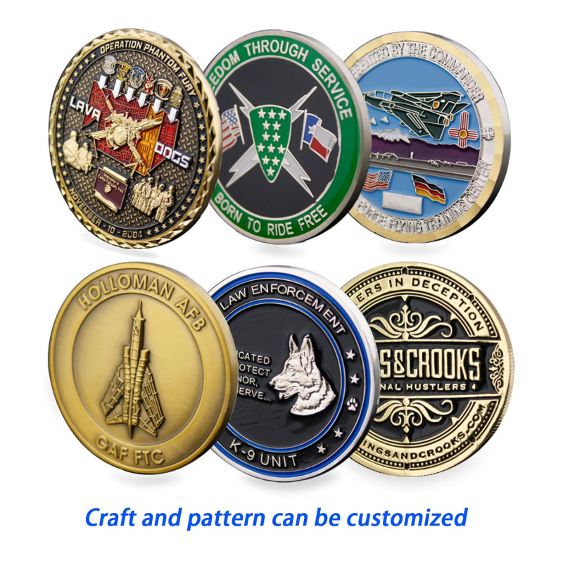 Custom Challenge Coin Double Sided Struck Brass
