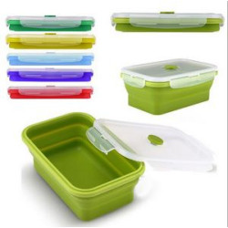 20 OZ Silicone Collapsible Lunch Box