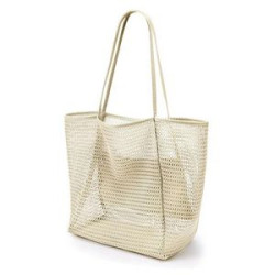 Mesh Beach Tote Womens Shoulder Handbag