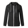 Women'S Color Block Zip Up Hoodie Sweatshirt/Long Sleeve