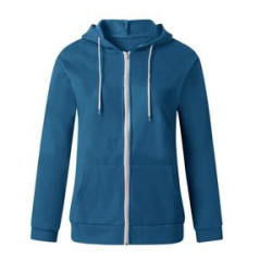 Women'S Color Block Zip Up Hoodie Sweatshirt/Long Sleeve