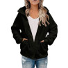 Womens Winter Long Sleeve Sherpa Jacket Coat