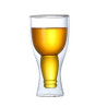 13.5 Oz Clear Double Wall Insulated Beer Cup