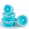 Collapsible Containers Set of 4 Round Silicone Bowl