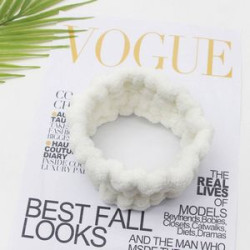 Wide-brimmed girls' makeup face wash mask headband