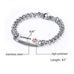 Silver Medical Bracelet
