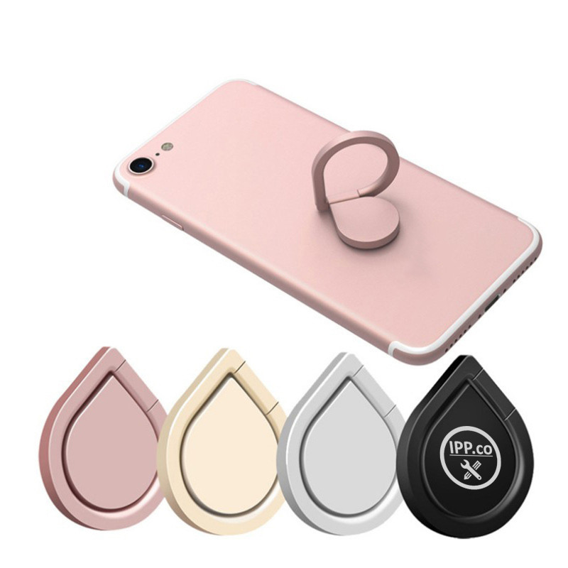 Cell Phone Ring Holder Stand with Polished Metal