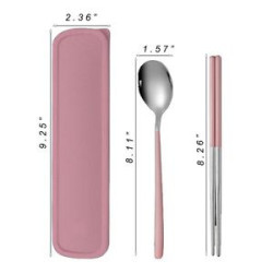 Portable Stainless Steel Flatware Set