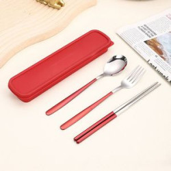 Portable Stainless Steel Flatware Set