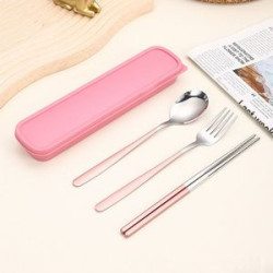 Portable Stainless Steel Flatware Set