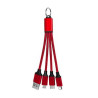 3 In 1 Charging Short Travel Keychain Cord